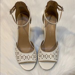 LC Lauren Conrad ivory heels
